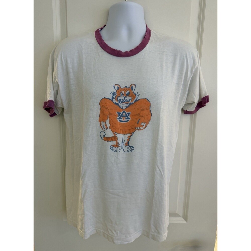 Men’s RARE Vintage ‘80, T-shirt, Auburn University Tigers, Large